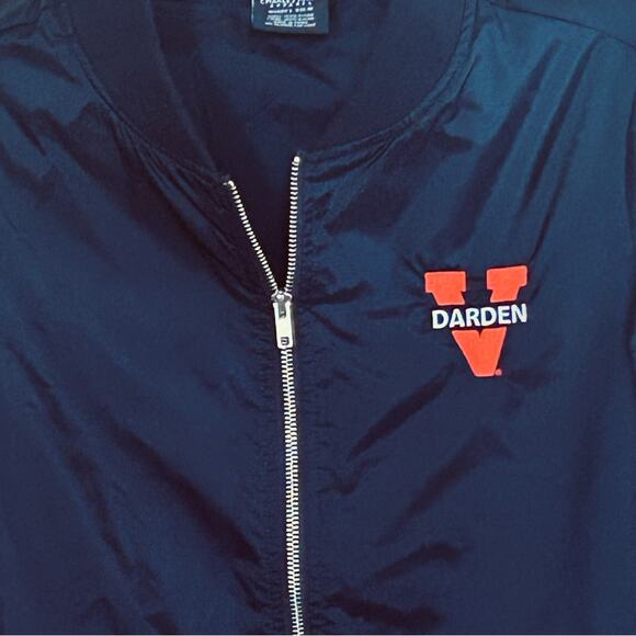 Charles River UVA Darden Flight Jacket Navy Size M - Picture 3 of 7